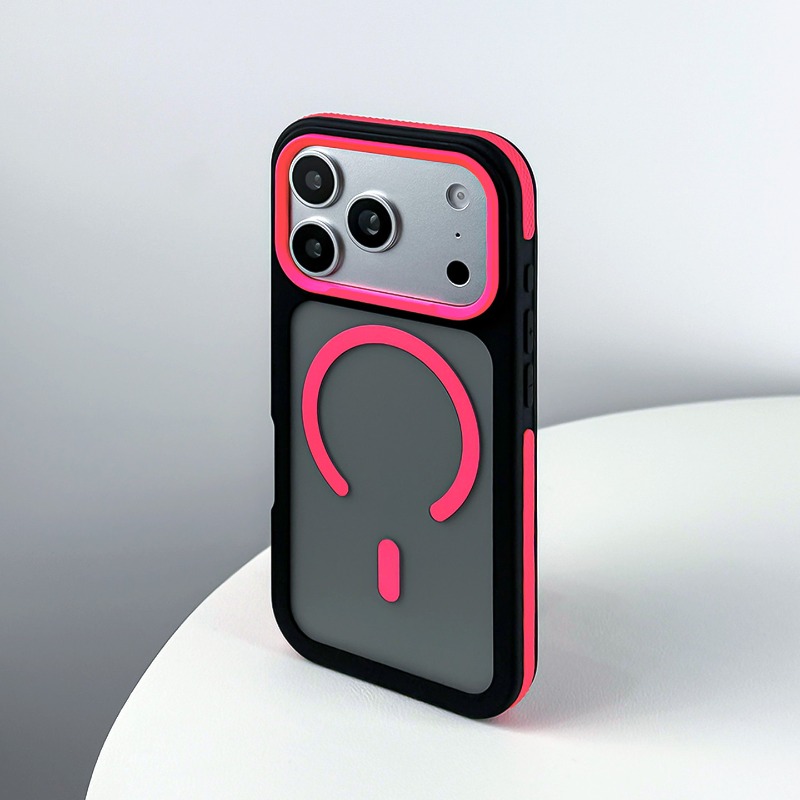 Metal Photo Panel - เคสโทรศัพท์แม่เหล็กโปร่งแสงสองสีสุดหรู สำหรับ iPhone 18 Pro 17