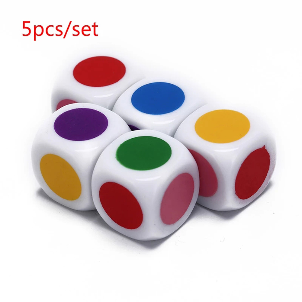 ลูกเต๋าอะคริลิคคุณภาพสูง 5 ชิ้ - Puzzle Blank White บทวิจารณ์และราคา
