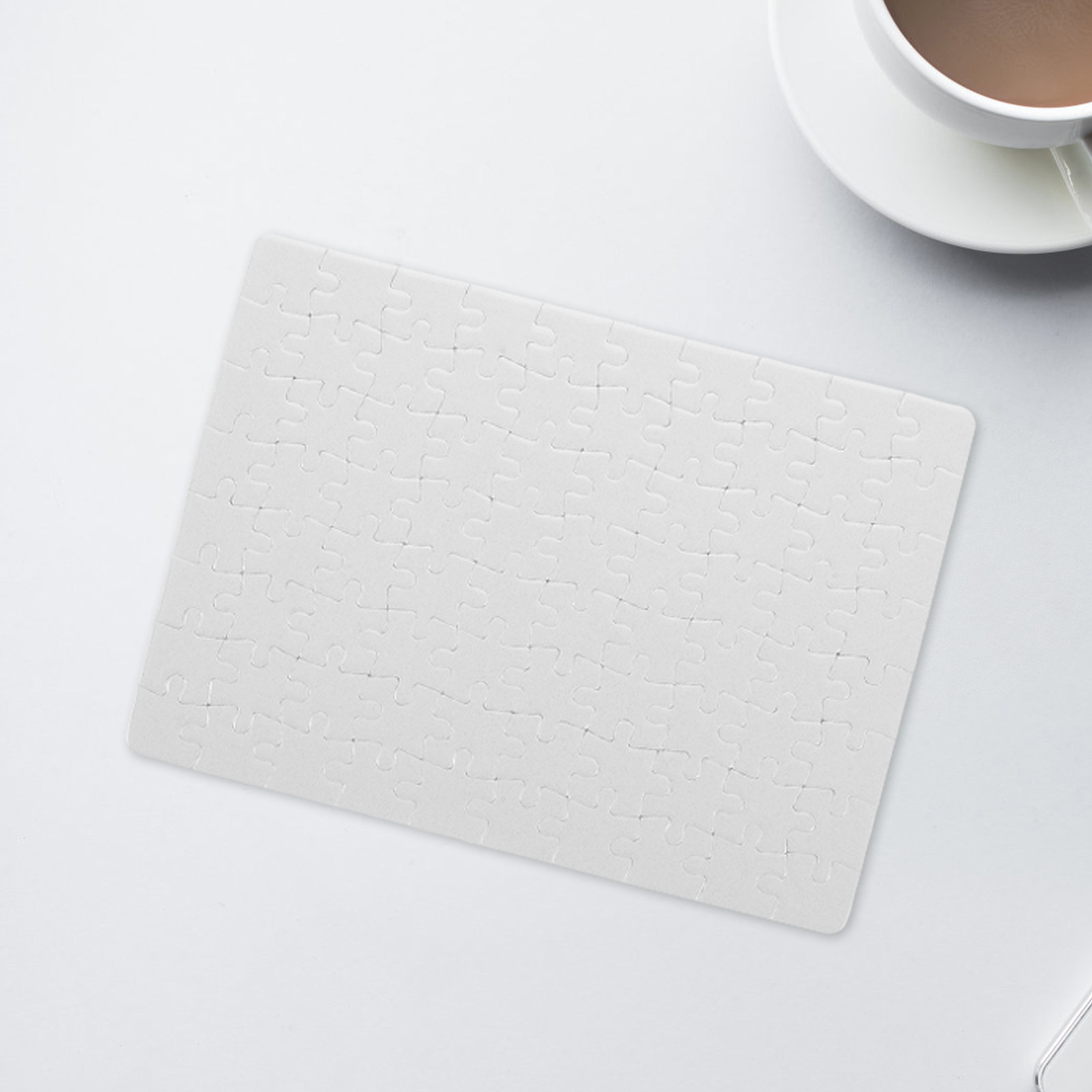 ชิ้นจิ๊กซอว์เปล่า 4 แผ่น สีขาว - Puzzle Blank White บทวิจารณ์และราคา