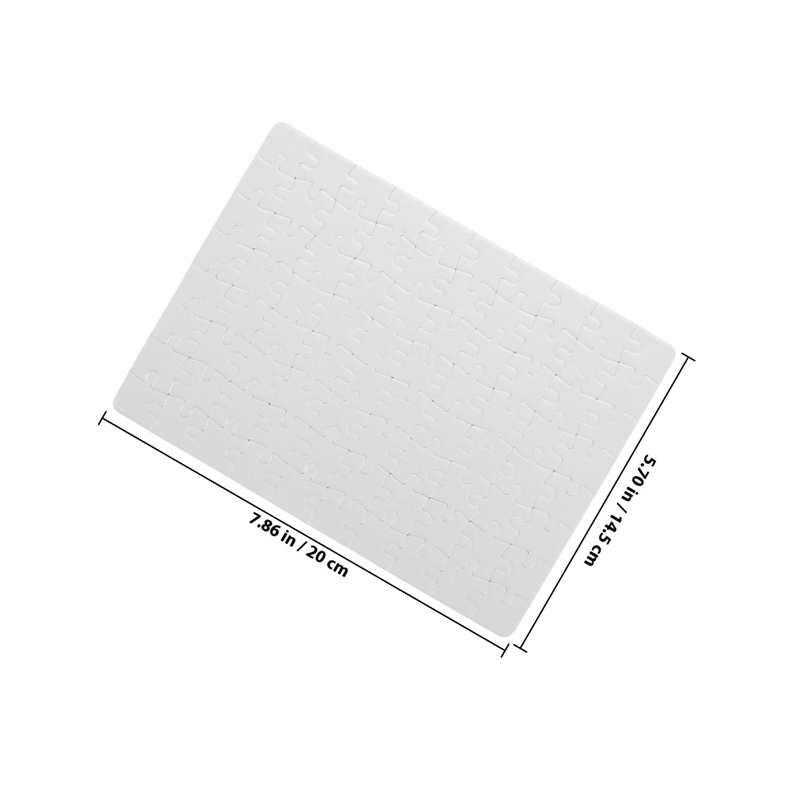ชิ้นจิ๊กซอว์เปล่า 4 แผ่น สีขาว - Puzzle Blank White บทวิจารณ์และราคา